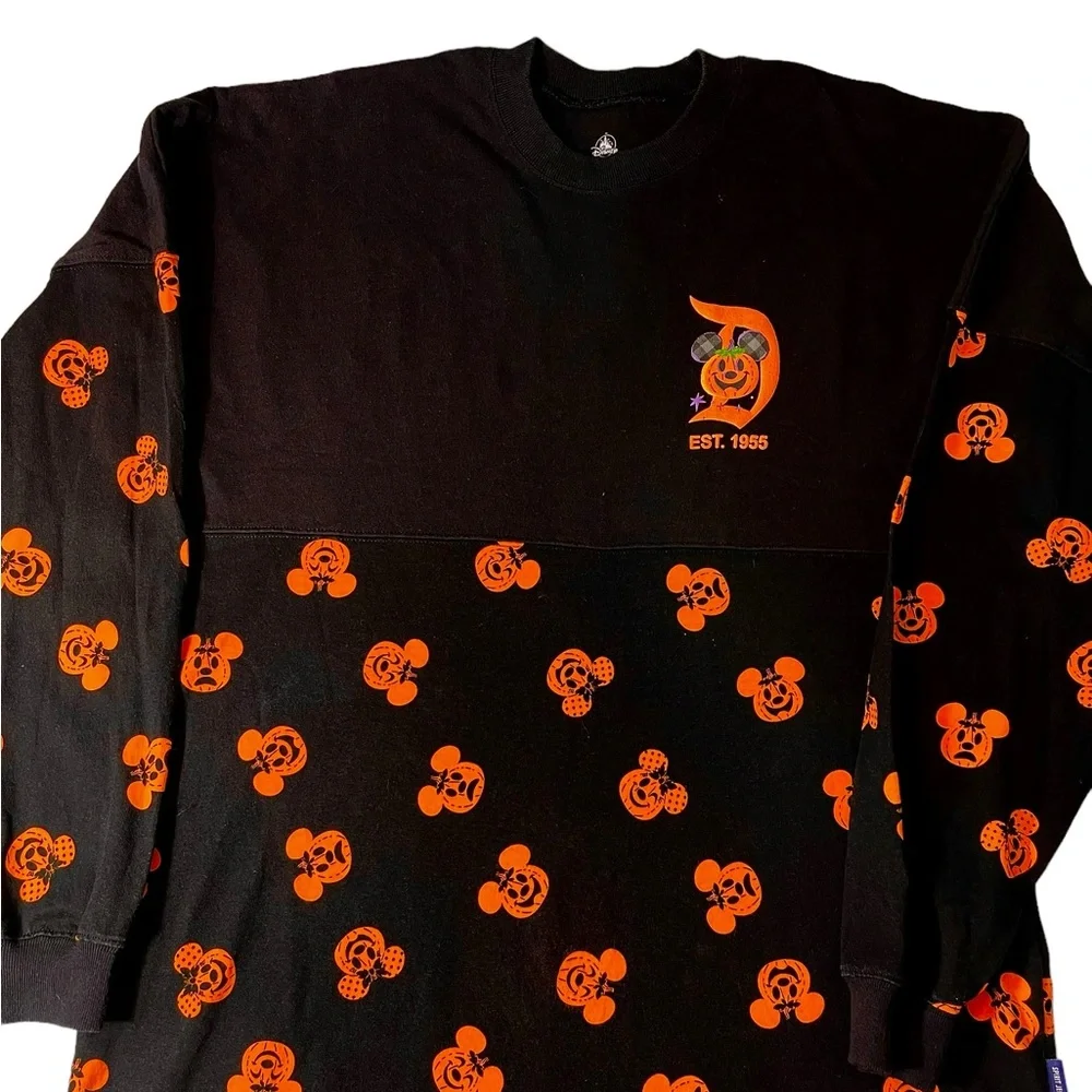 Mickey and Minnie Mouse Pumpkin Spirit Jersey for Adults – Disneyland Sz Large - Picture 4 of 10